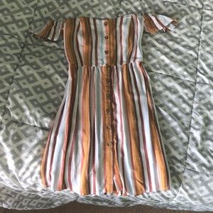 colorful striped Aeropostale dress